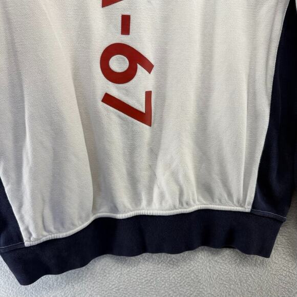 Ralph Lauren Jacket Men's Large White Zip RL Ocean Challenge USA Big Pony READ - Picture 15 of 16